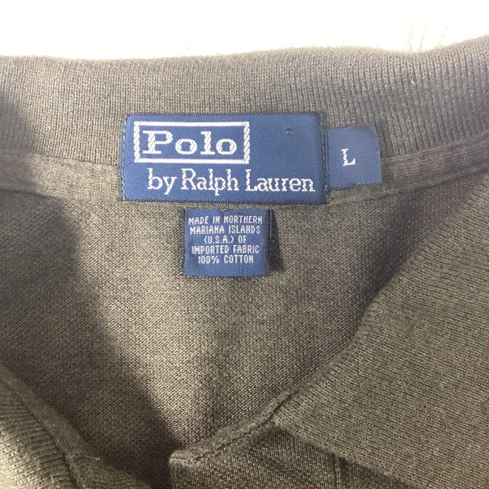 Polo by Ralph Lauren Iconic Mesh Long Sleeve Knit Shirt Mens Size‎ Large Green